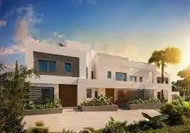 Vista exterior de Casa adosada en venta en Marbella con Aire acondicionado, Calefacción y Jardín privado
