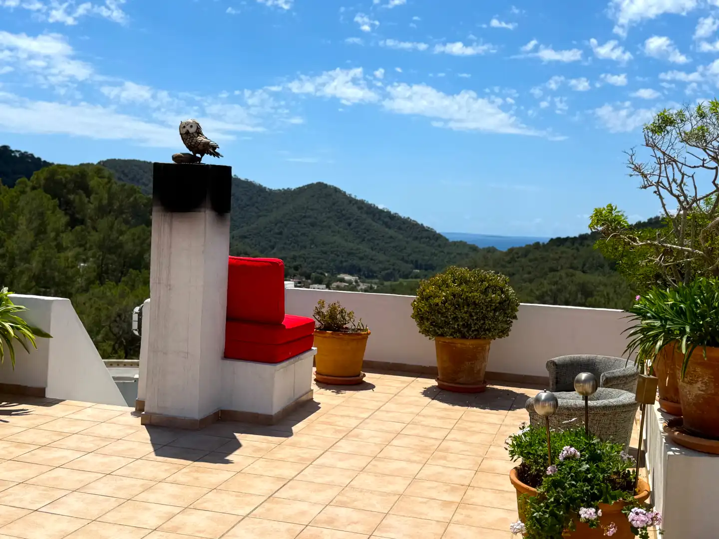Terrace of Attic for sale in Santa Eulària des Riu  with Air Conditioner, Heating and Terrace