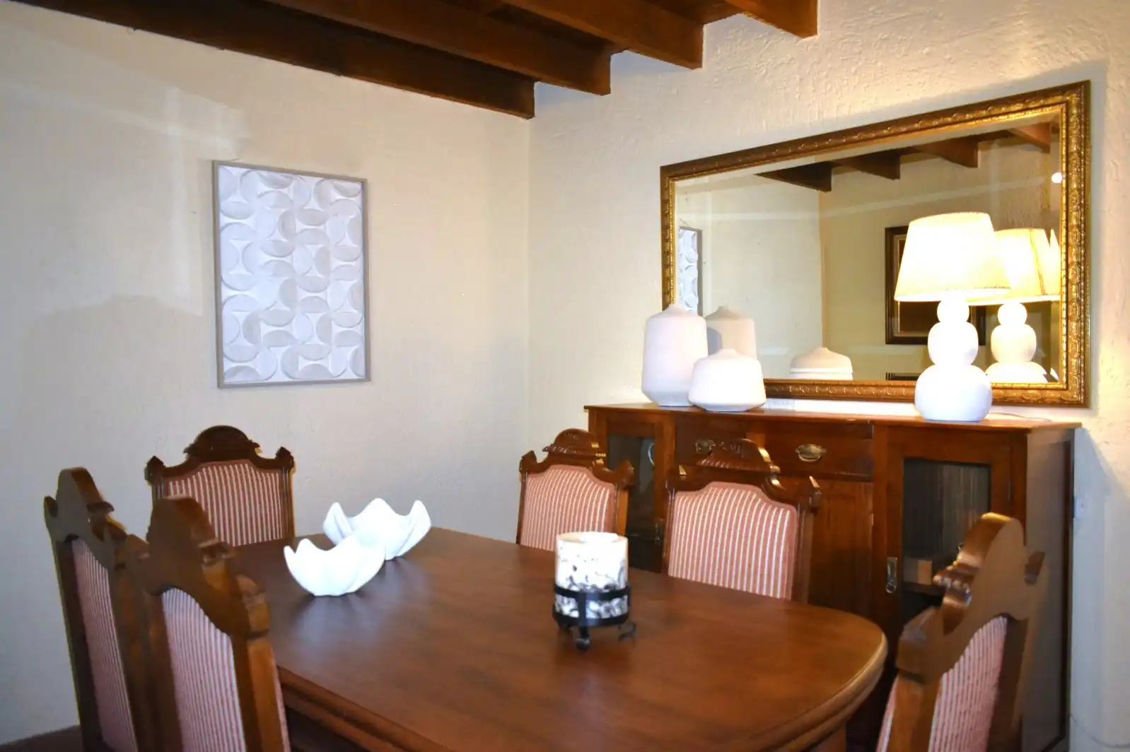 Comedor de Casa adosada en venta en Teror con Parquet, Terraza y Amueblado