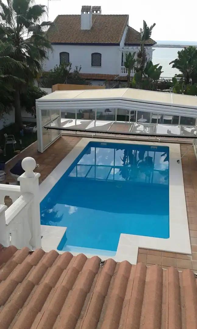 Piscina de Casa adosada en venta en Mazagón, Huelva