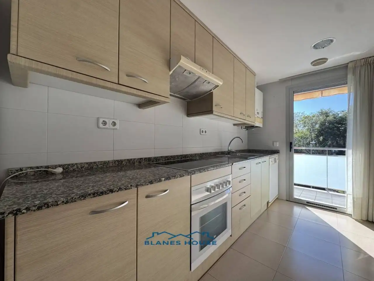 Kitchen of Flat for sale in Blanes  with Heating, Furnished and Balcony