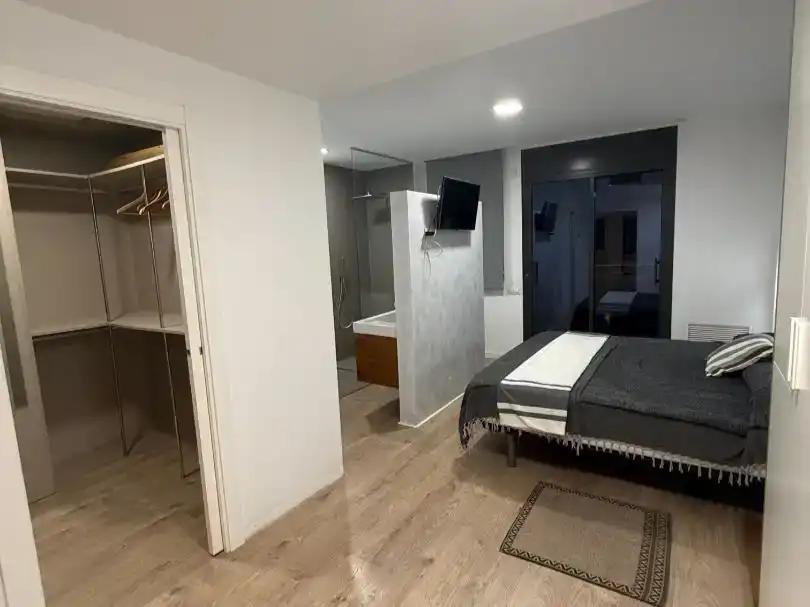 Bedroom of Detached homes for sale in Badalona  with Air Conditioner, Swimming Pool and Balcony