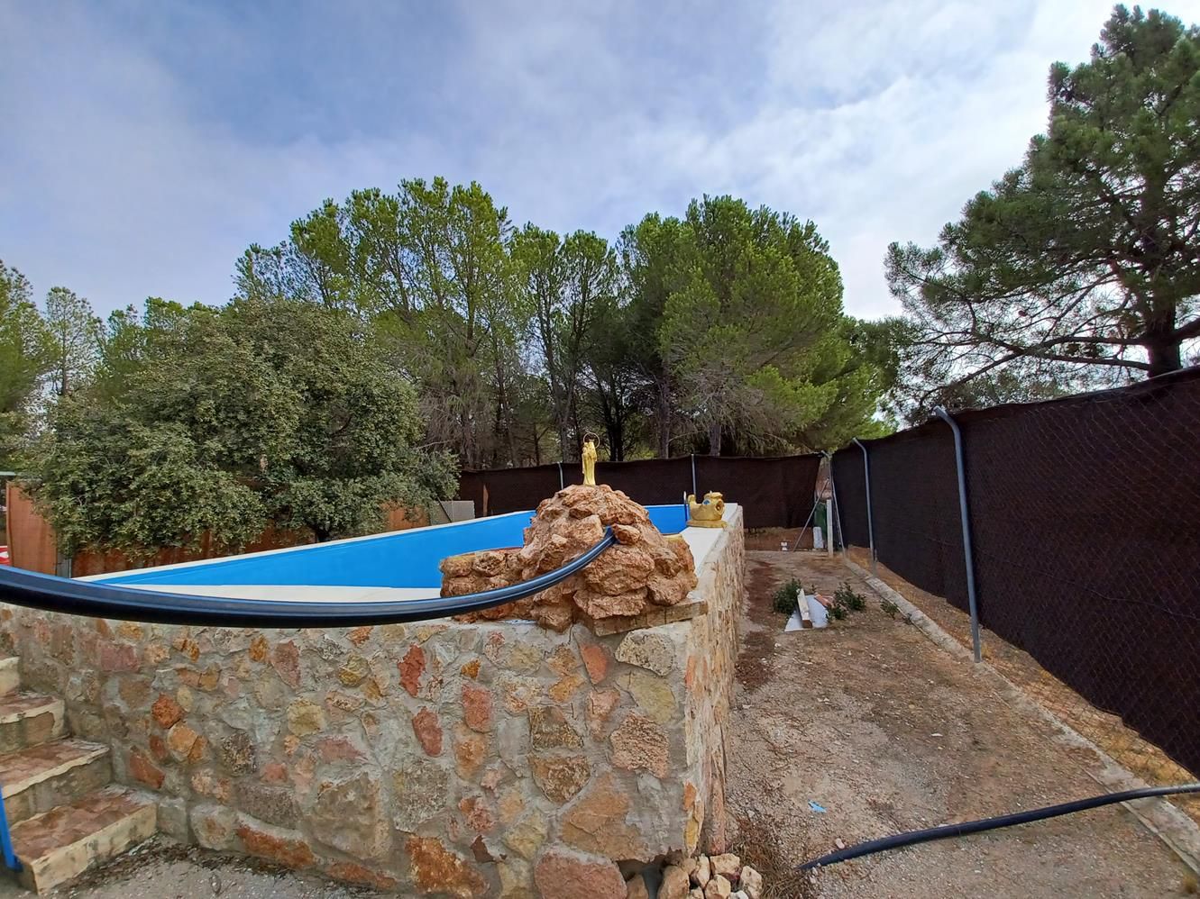 Swimming pool of Country house for sale in Fuensanta  with Private garden, Terrace and Storage room