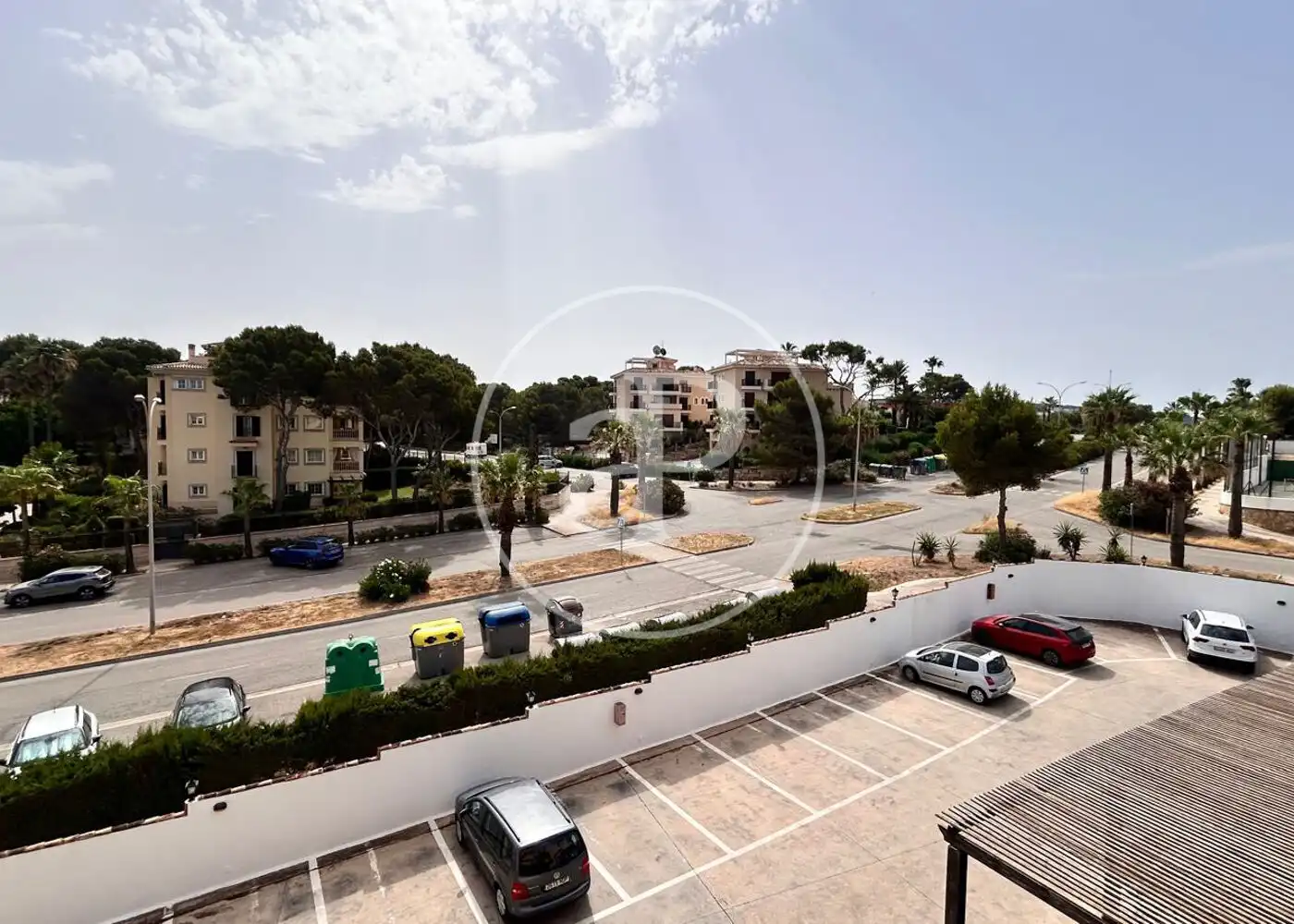 Außenansicht von Dachboden zur Miete in Calvià mit Klimaanlage, Heizung und Privatgarten
