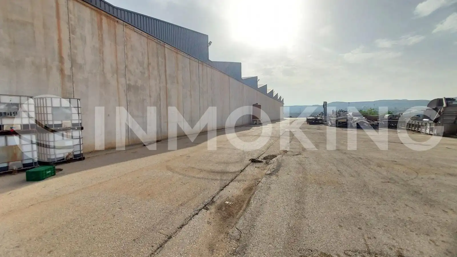 Vista exterior de Nave industrial en venta en Campos del Río