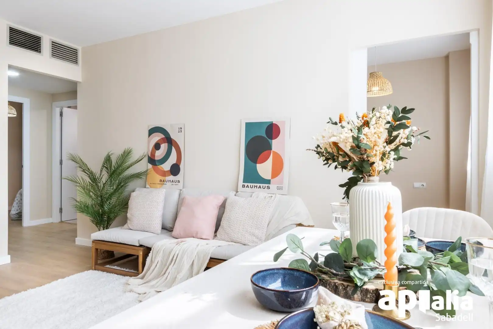 Sala de estar de Piso en venta en Sant Quirze del Vallès con Aire acondicionado, Calefacción y Parquet