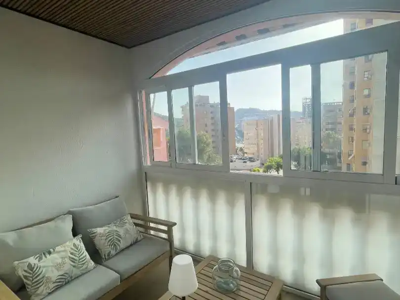 Terrasse von Wohnung zur Miete in Finestrat mit Klimaanlage und Schwimmbad
