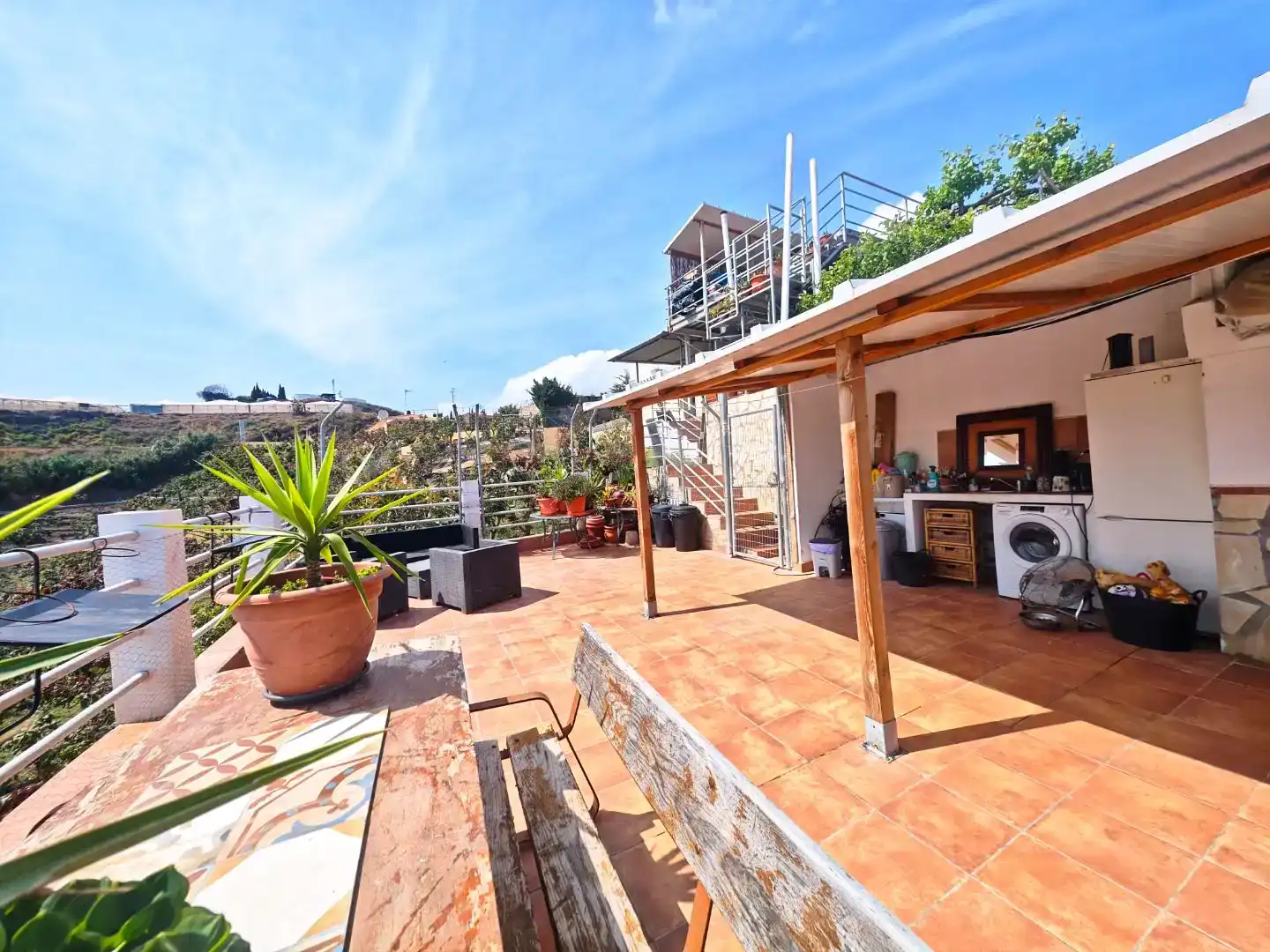 Terrassa de Finca rústica en venda en Algarrobo