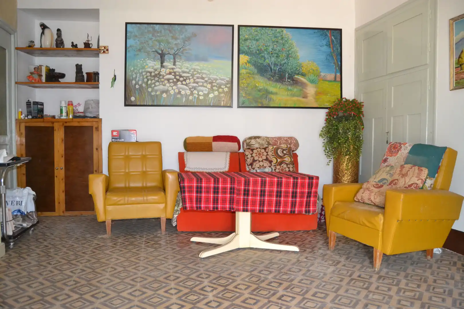 Sala de estar de Finca rústica en venta en Murillo de Gállego con Terraza y Balcón