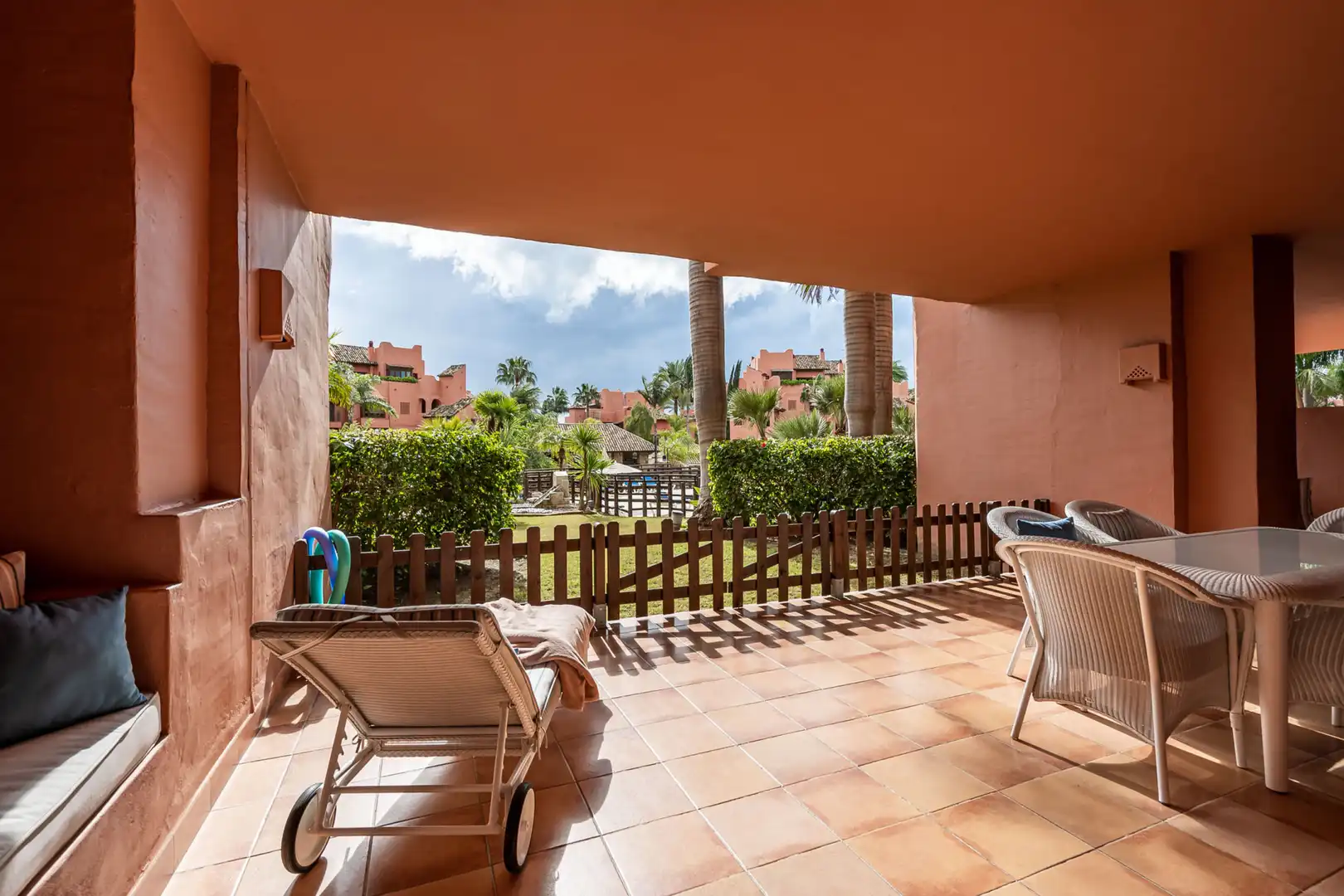 Terraza de Planta baja en venta en Estepona con Aire acondicionado, Terraza y Piscina