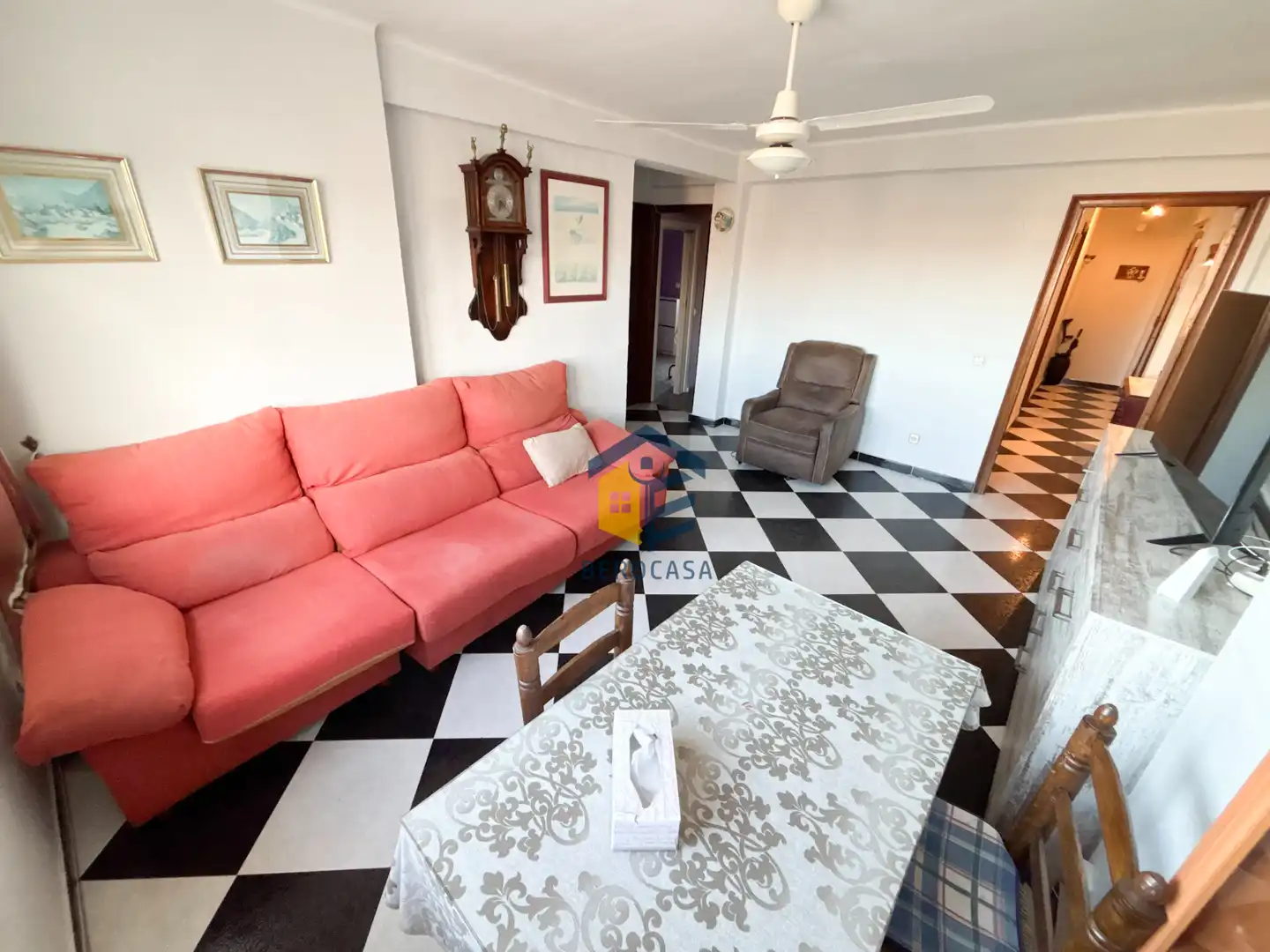 Sala de estar de Piso en venta en Málaga
