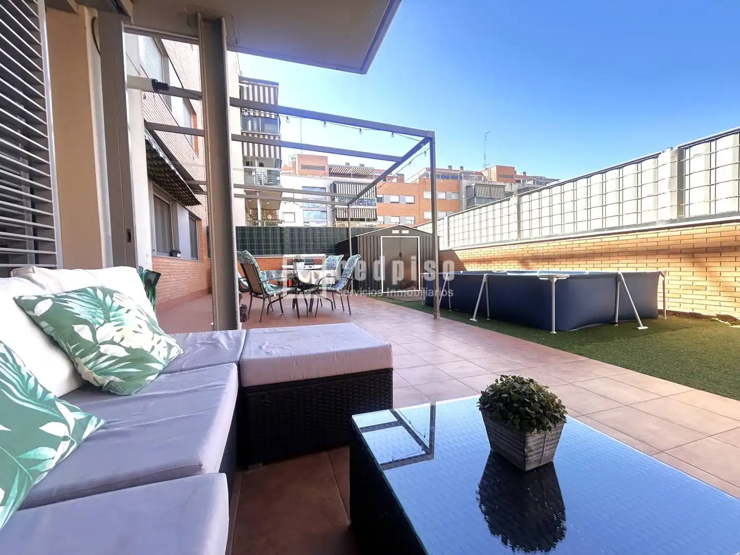 Terrace of Flat for sale in Parla  with Air Conditioner, Heating and Private garden