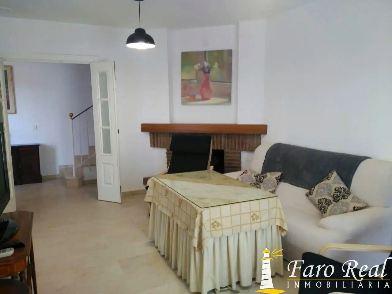 Living room of Detached homes for rent in Sanlúcar de Barrameda  with Air Conditioner, Private garden and Swimming Pool