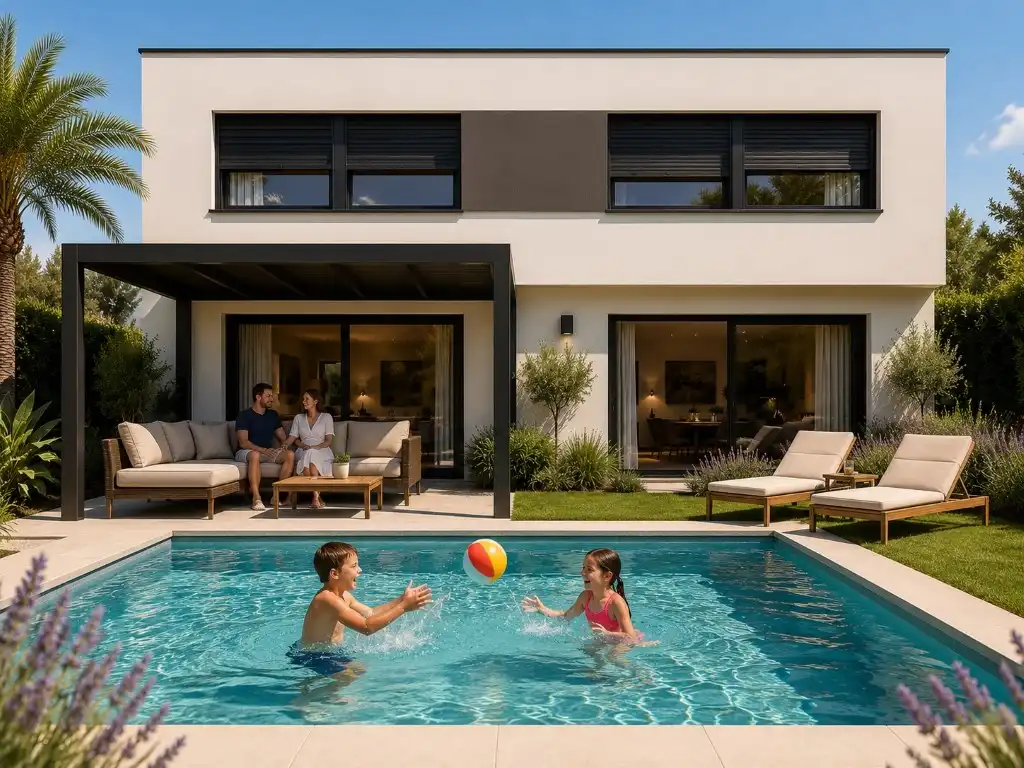 Piscina de Casa o chalet en venta en Cunit