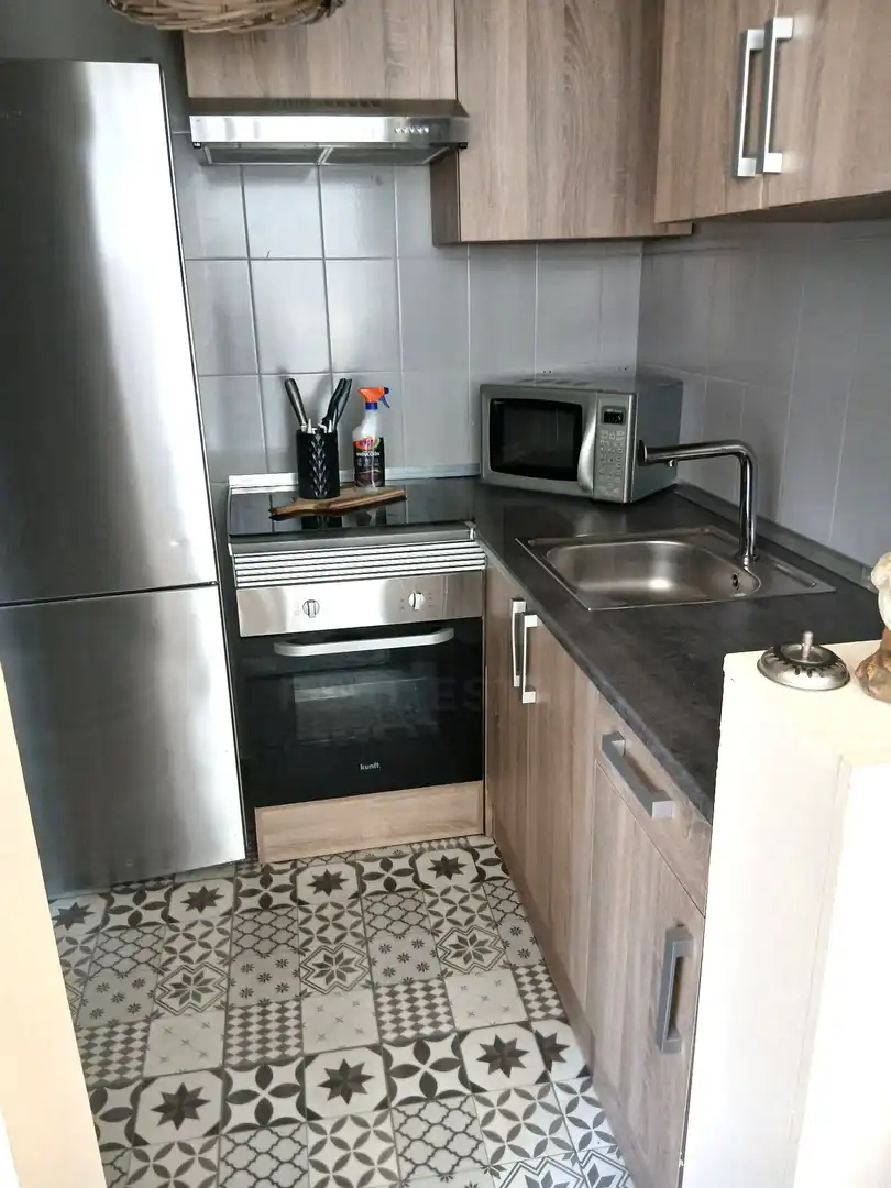 Küche von Wohnung zur Miete in Salou mit Klimaanlage und Terrasse
