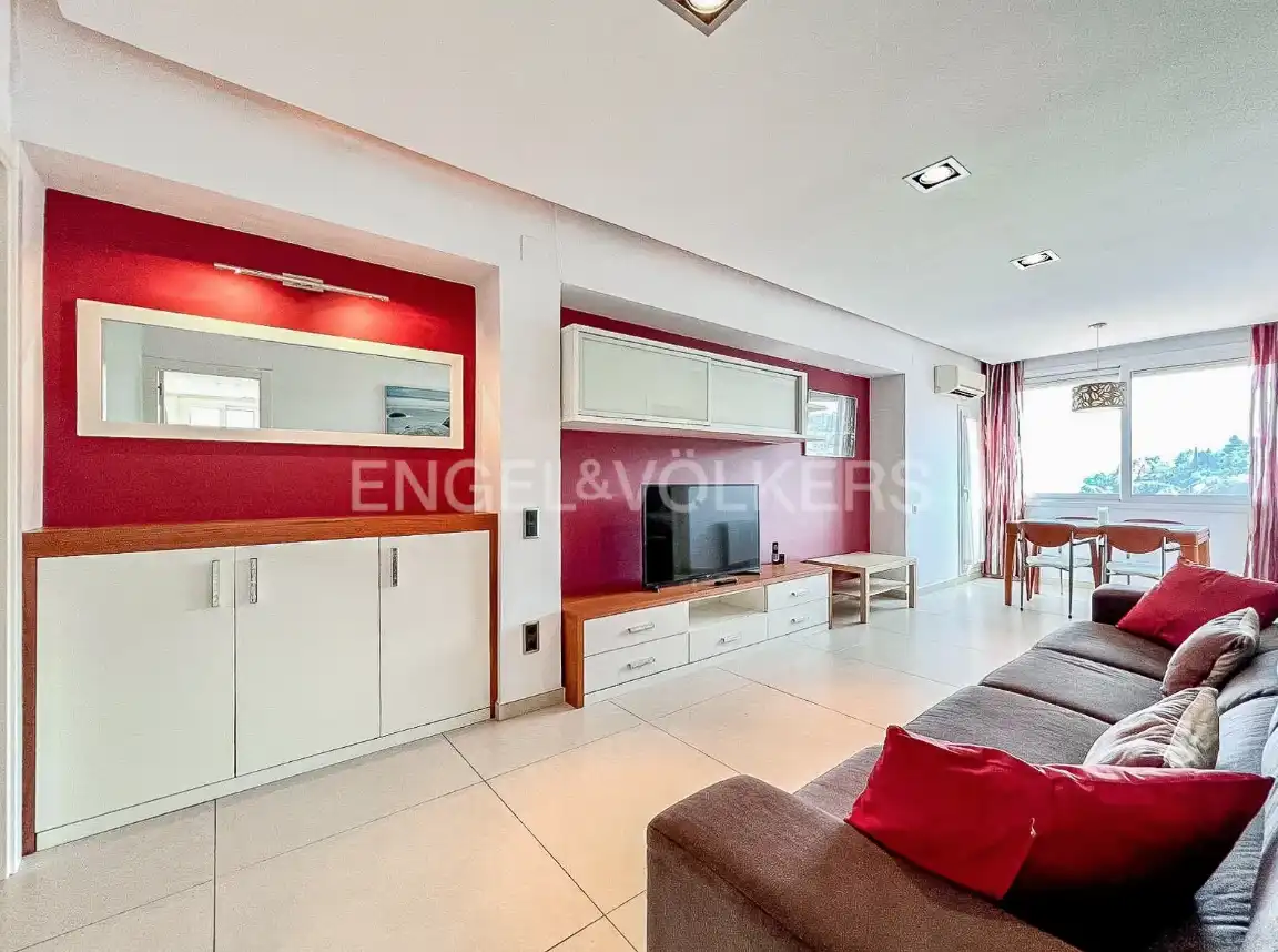 Sala de estar de Ático en venta en Barcelona con Aire acondicionado, Calefacción y Amueblado