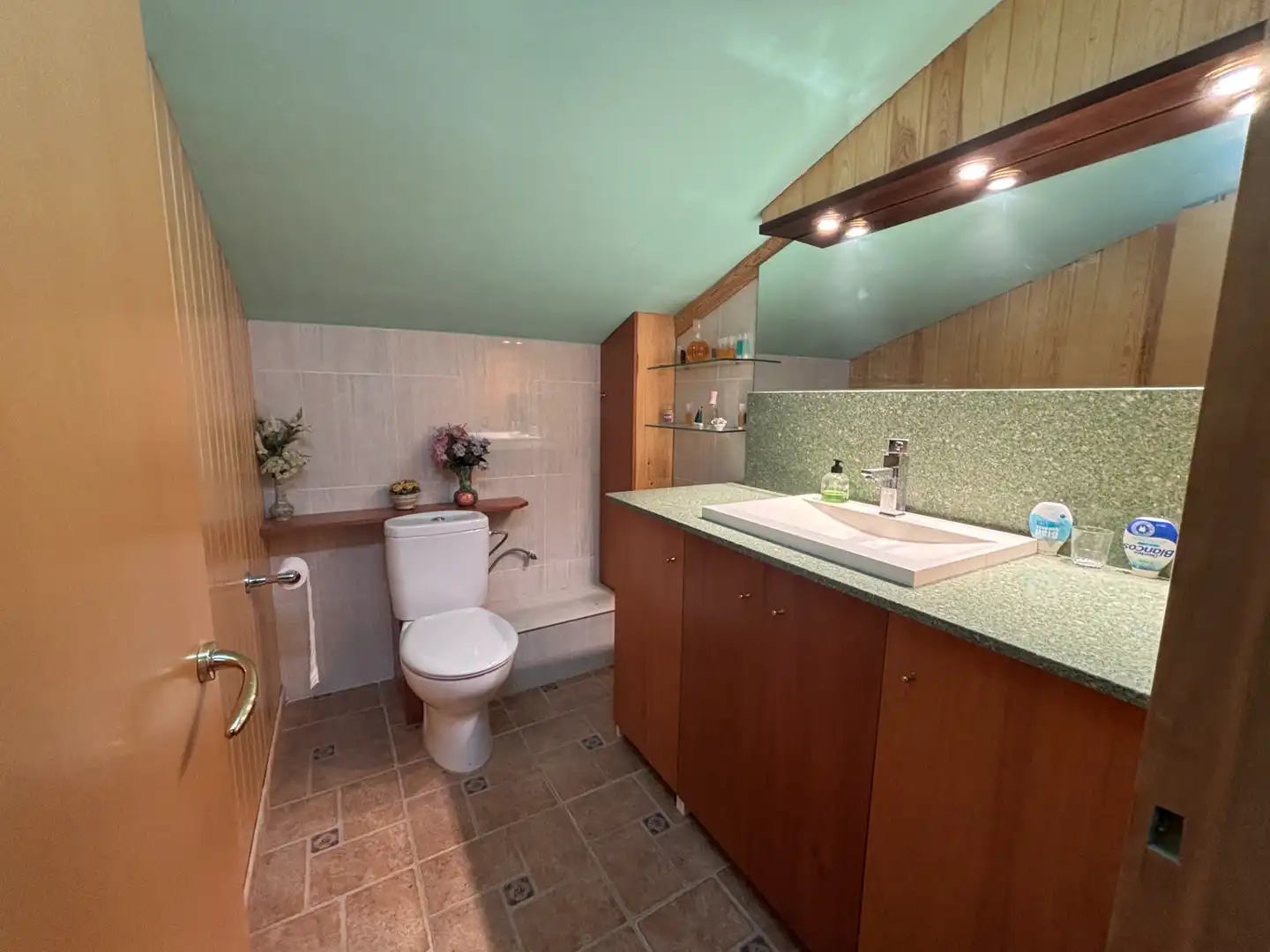 Badezimmer von Country house zum Verkauf in Flix mit Klimaanlage, Privatgarten und Schwimmbad