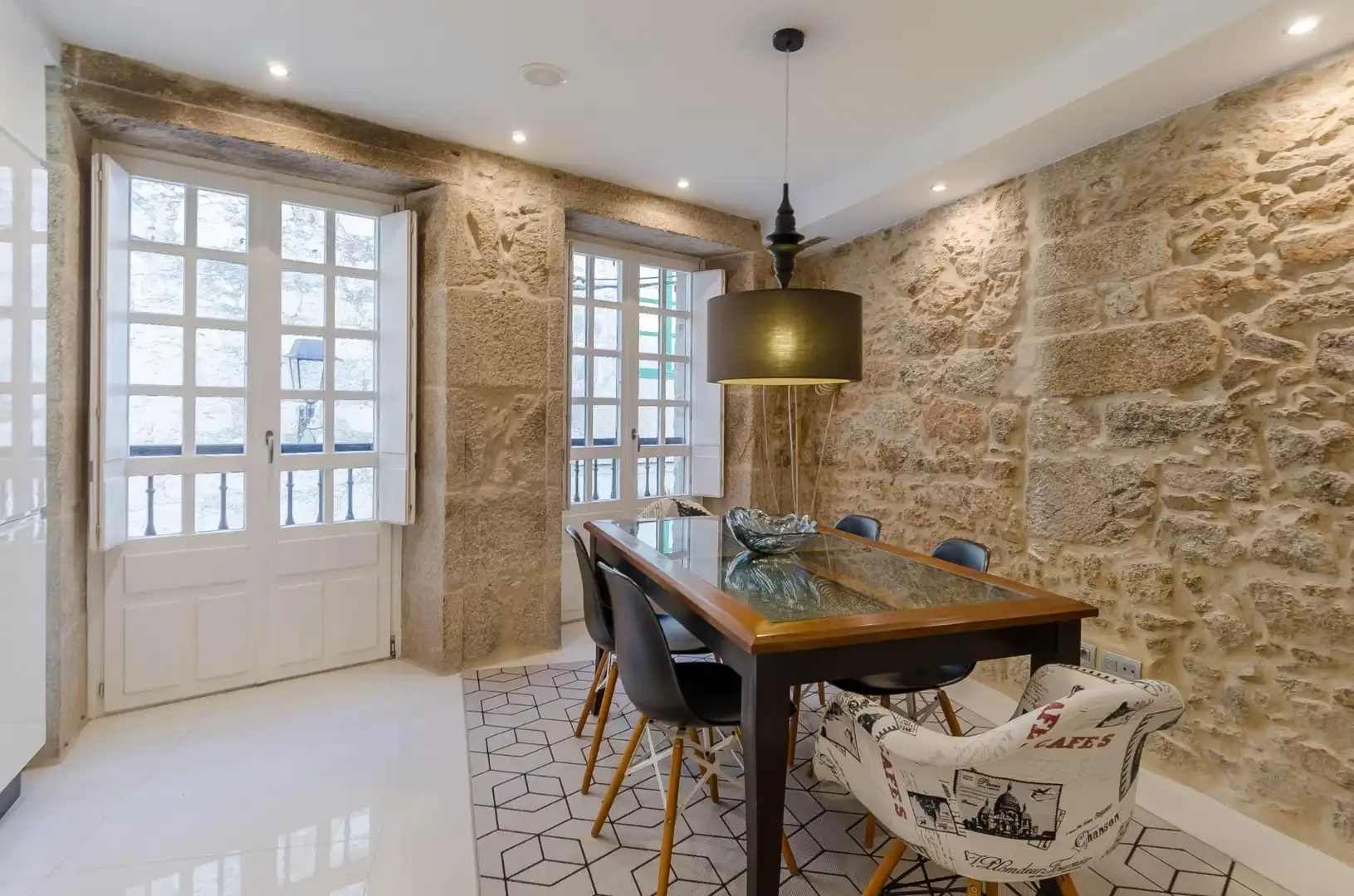 Dining room of Houses for sale in A Coruña Capital   with Heating and Alarm