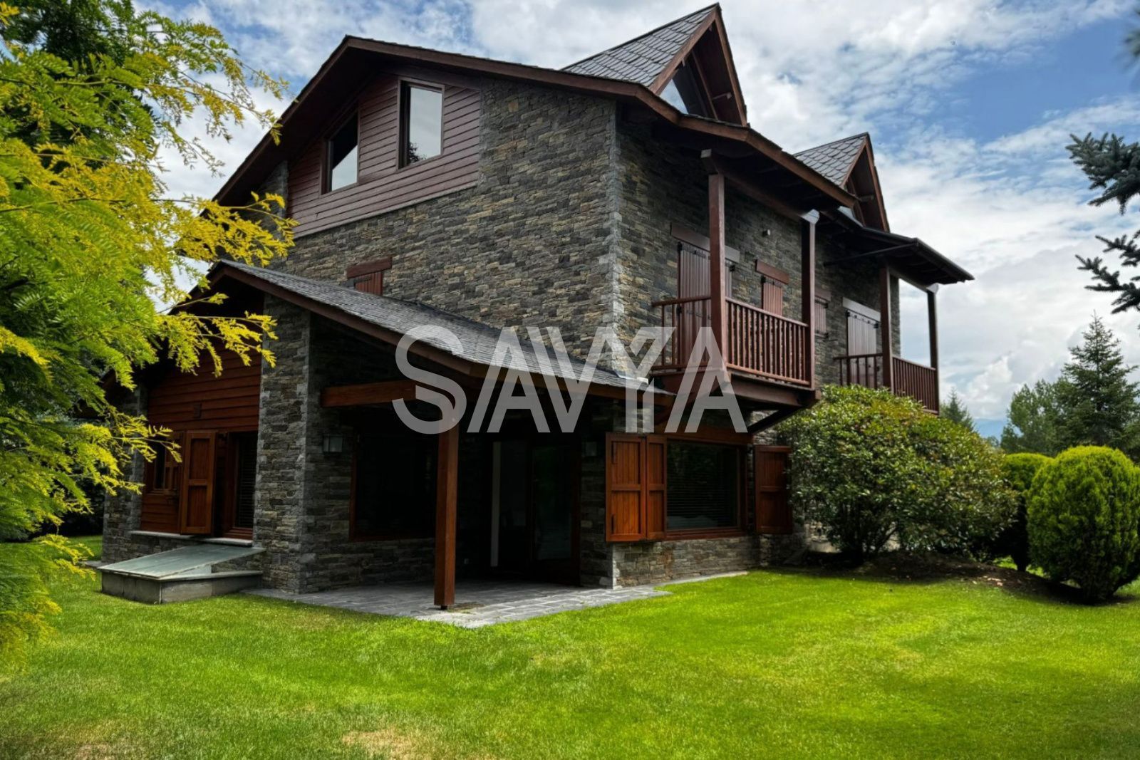 Exterior view of Single-family semi-detached to rent in Bolvir  with Heating, Parquet flooring and Terrace