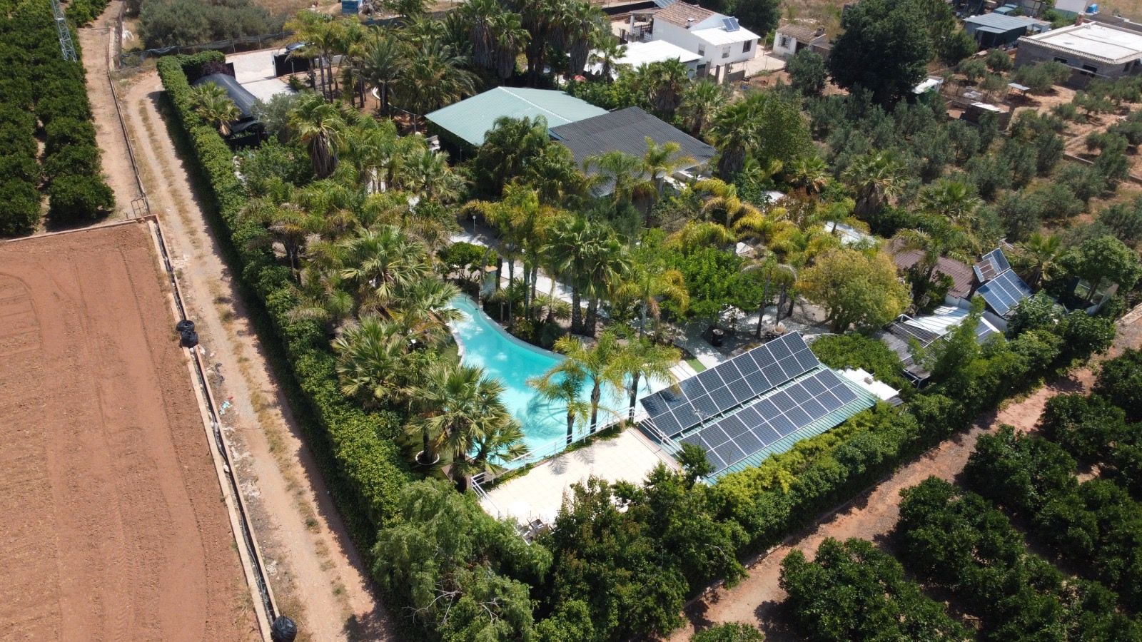 Swimming pool of House or chalet to rent in  Valencia Capital  with Heating