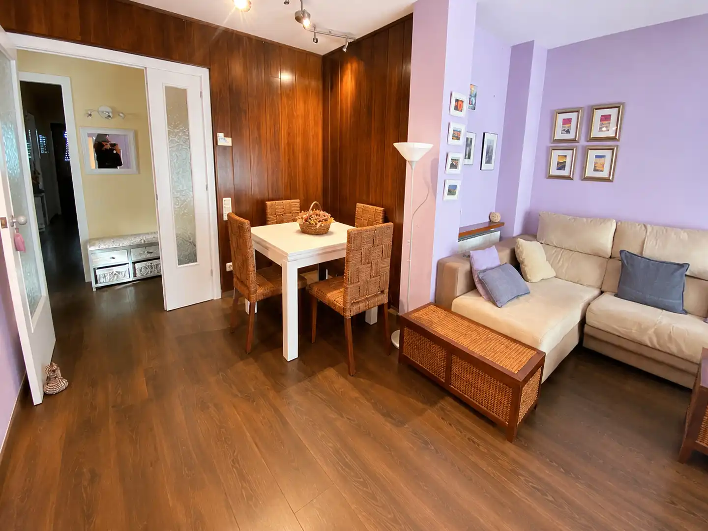 Living room of Flat for rent in El Vendrell  with Heating