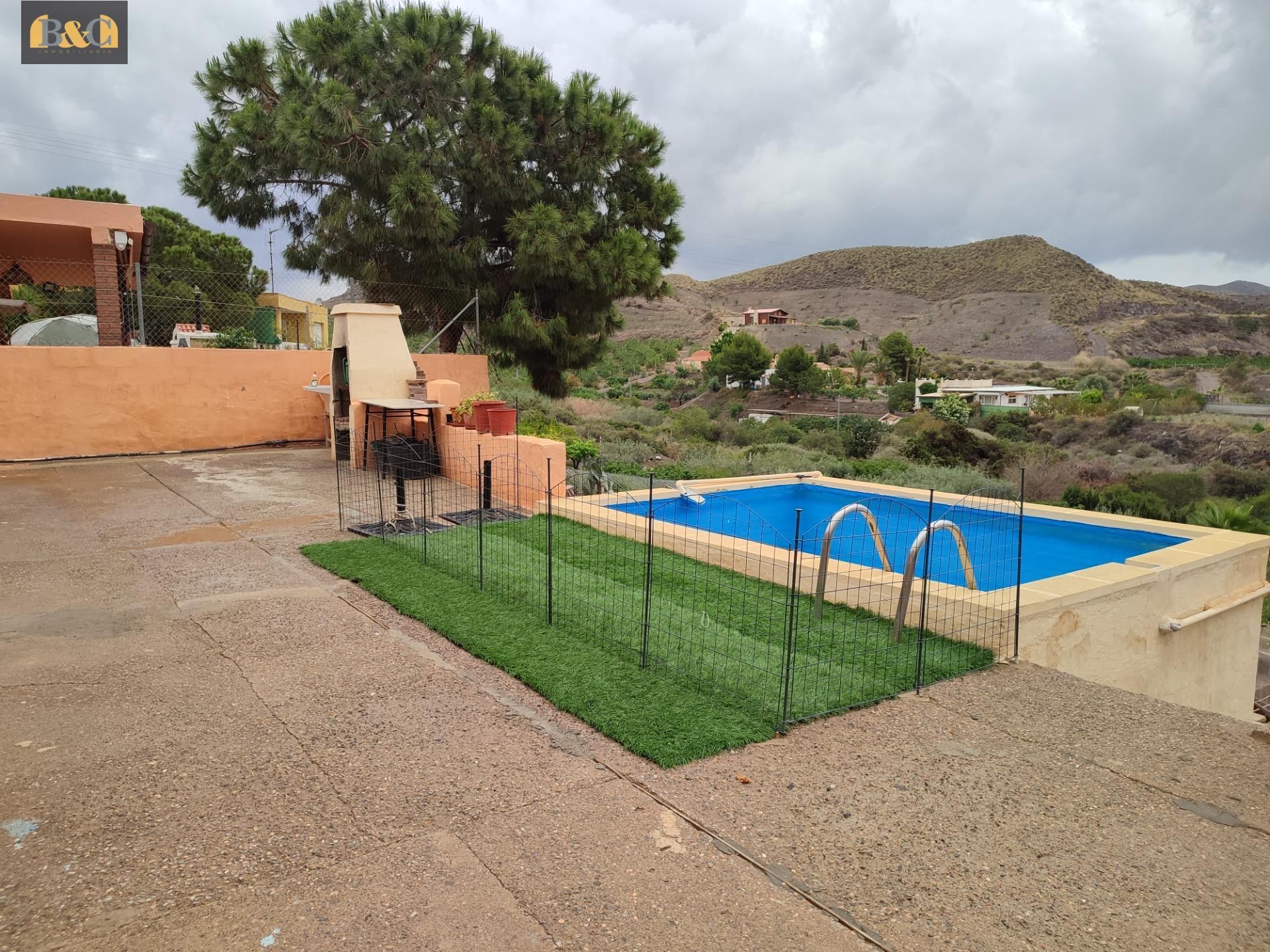 Swimming pool of Country house for sale in Águilas  with Air Conditioner, Heating and Private garden