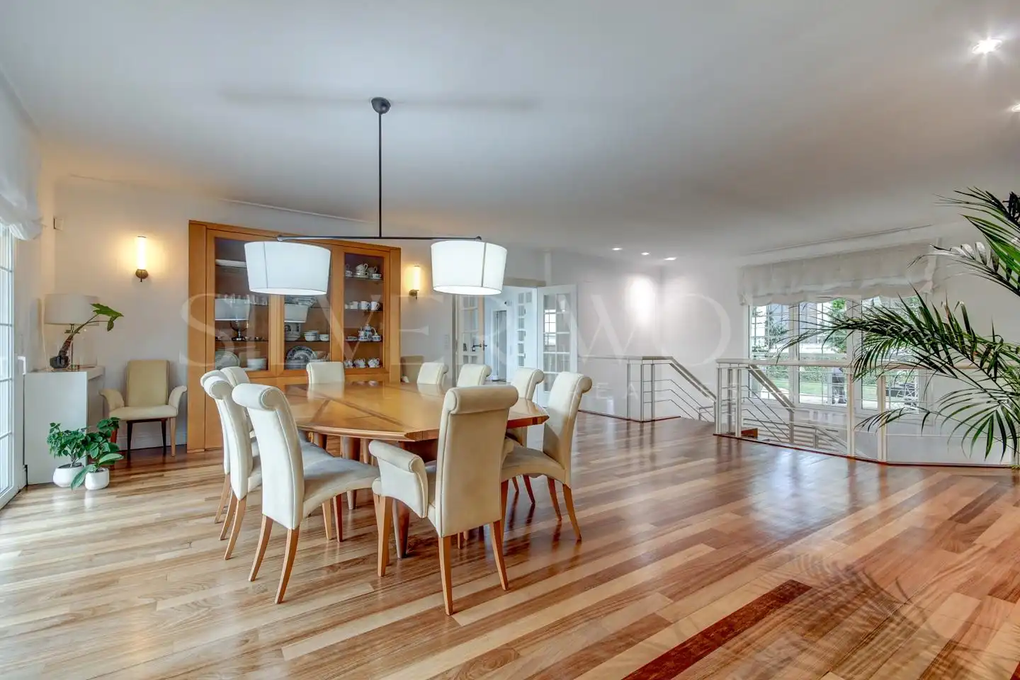 Dining room of Houses for sale in Sant Cugat del Vallès  with Air Conditioner, Heating and Private garden