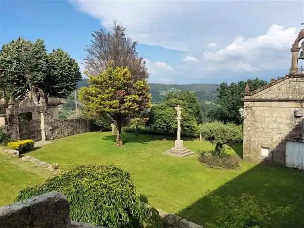 Jardín de Finca rústica en venta en A Cañiza   con Calefacción, Jardín privado y Terraza