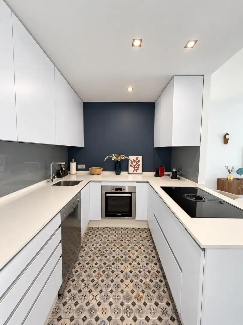 Cocina de Piso en venta en Fuengirola con Aire acondicionado, Jardín privado y Terraza