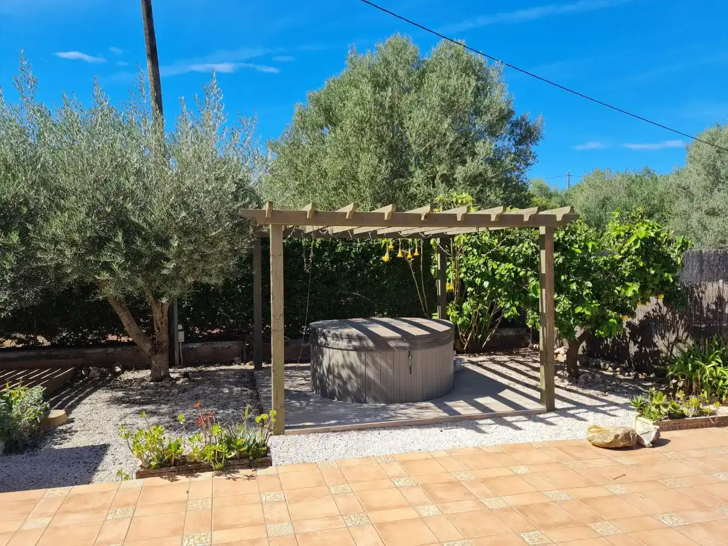 Terraza de Finca rústica en venta en Pedreguer con Aire acondicionado, Jardín privado y Balcón
