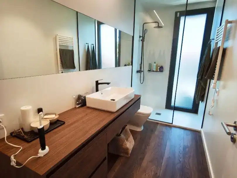 Baño de Casa o chalet en venta en Sant Vicenç de Montalt con Aire acondicionado y Piscina