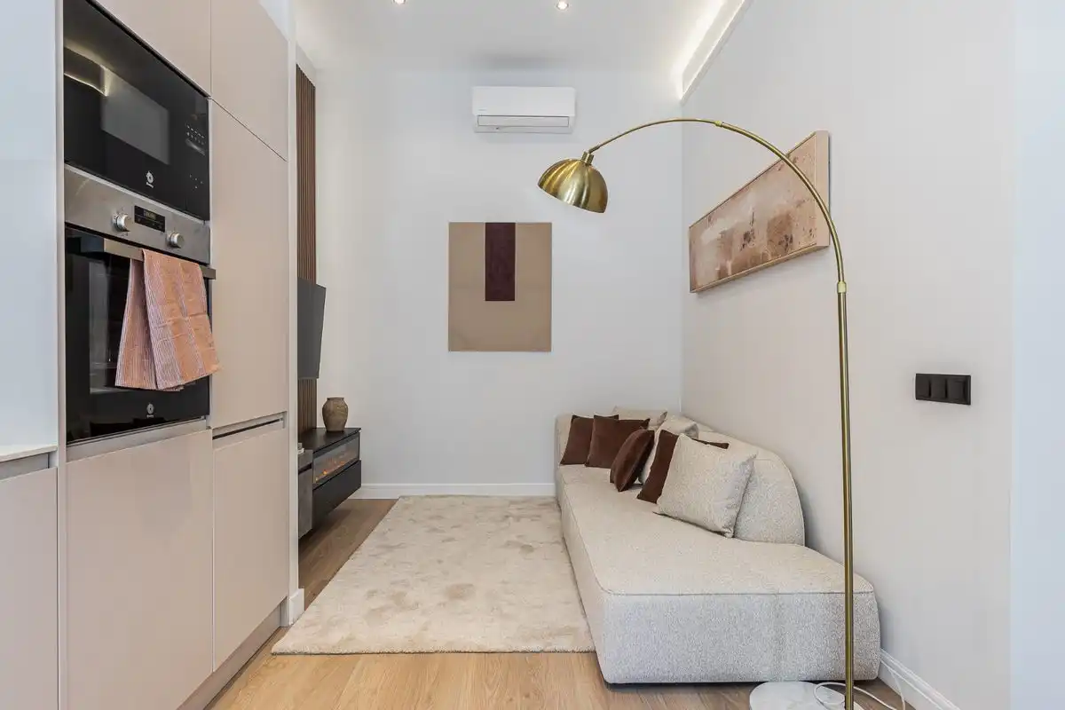 Sala d'estar de Planta baixa en venda en Madrid amb Aire condicionat, Calefacció i Traster