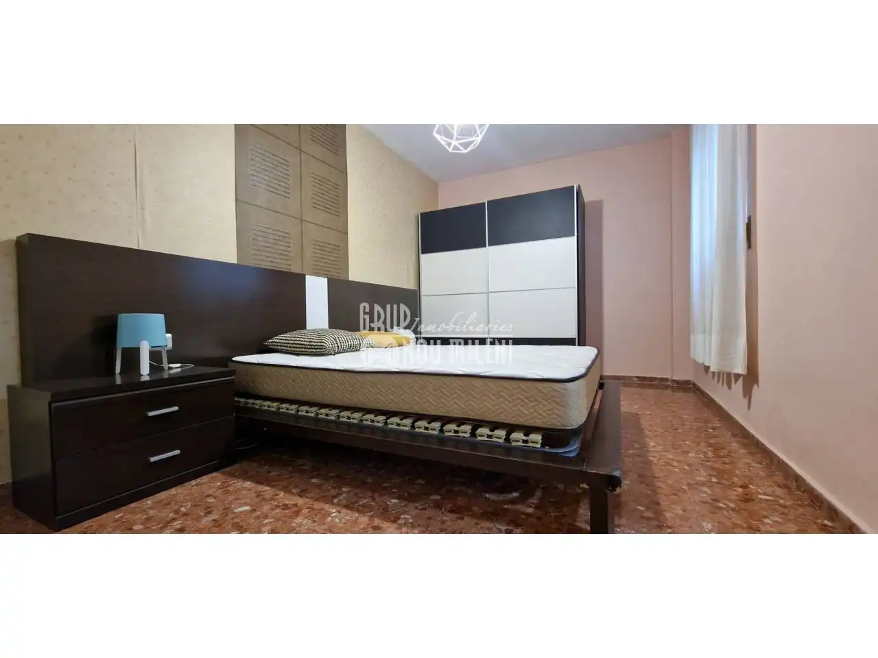 Schlafzimmer von Wohnung zur Miete in Albal mit Klimaanlage, Heizung und Möbliert