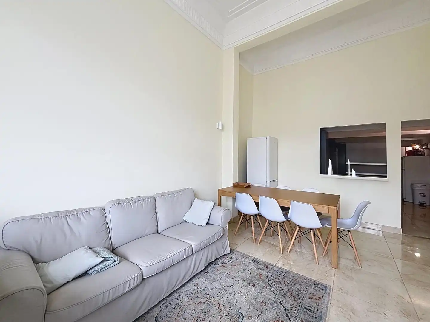 Living room of Flat for share in Barcelona  with Terrace and Furnished