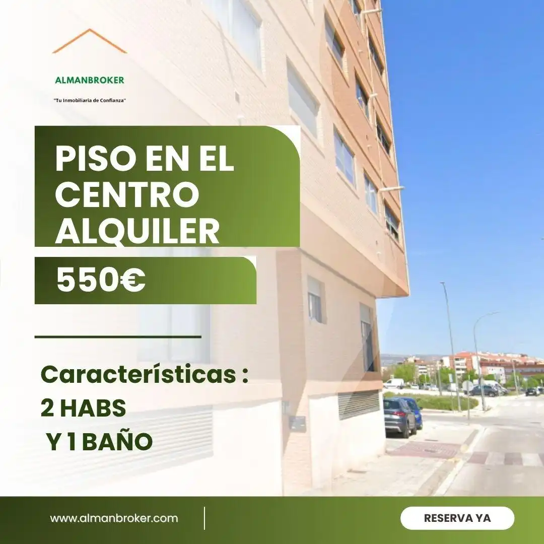 Piso de alquiler en Almansa