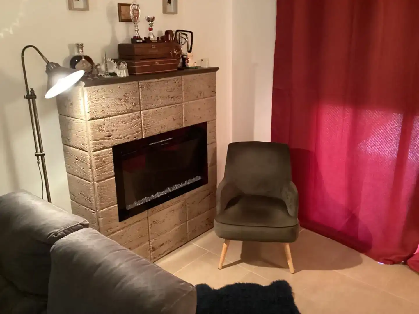 Sala d'estar de Casa adosada en venda en Santiago del Teide amb Piscina i Balcó
