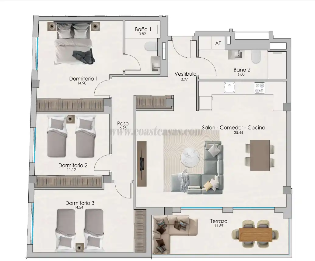 Ground floor with pool for sale in Santa Pola ciudad, imagen 7