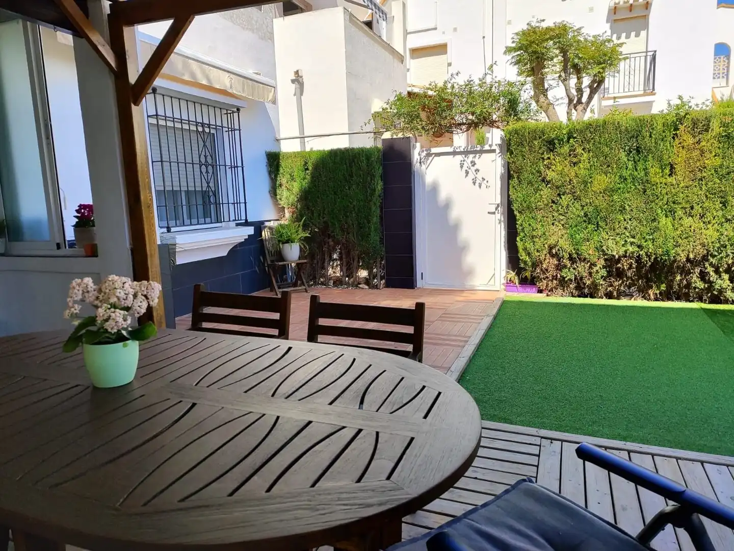 Garden of Flat for rent in Orihuela  with Air Conditioner, Heating and Private garden