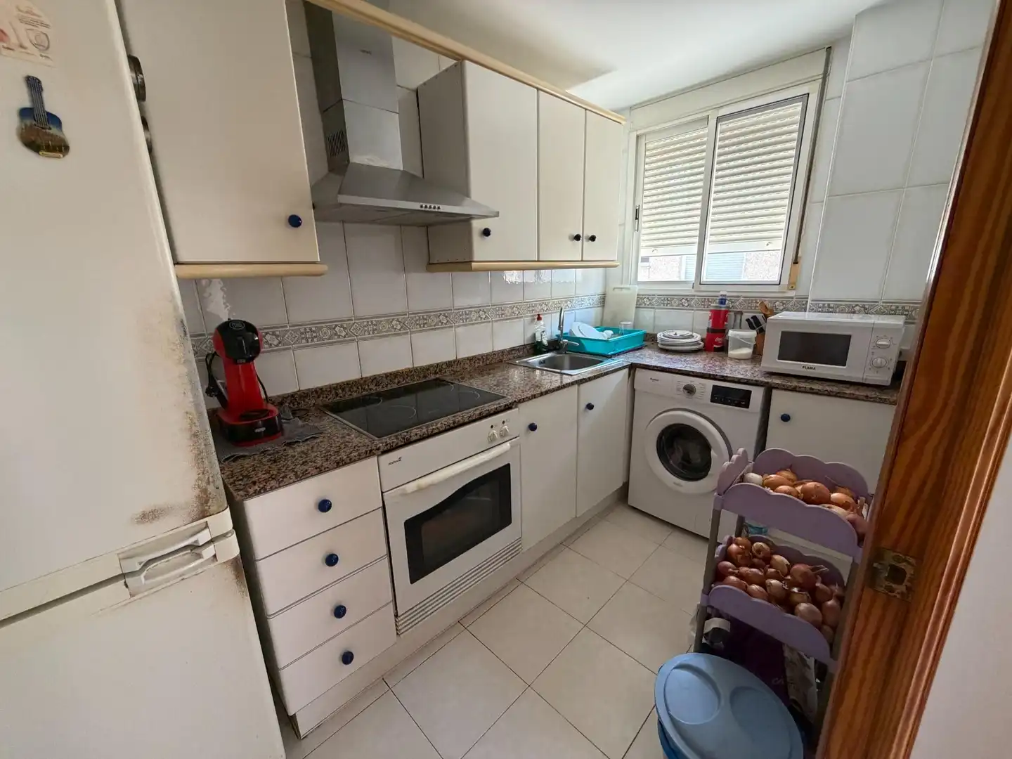 Kitchen of Flat for sale in Oropesa del Mar / Orpesa  with Air Conditioner, Furnished and Balcony