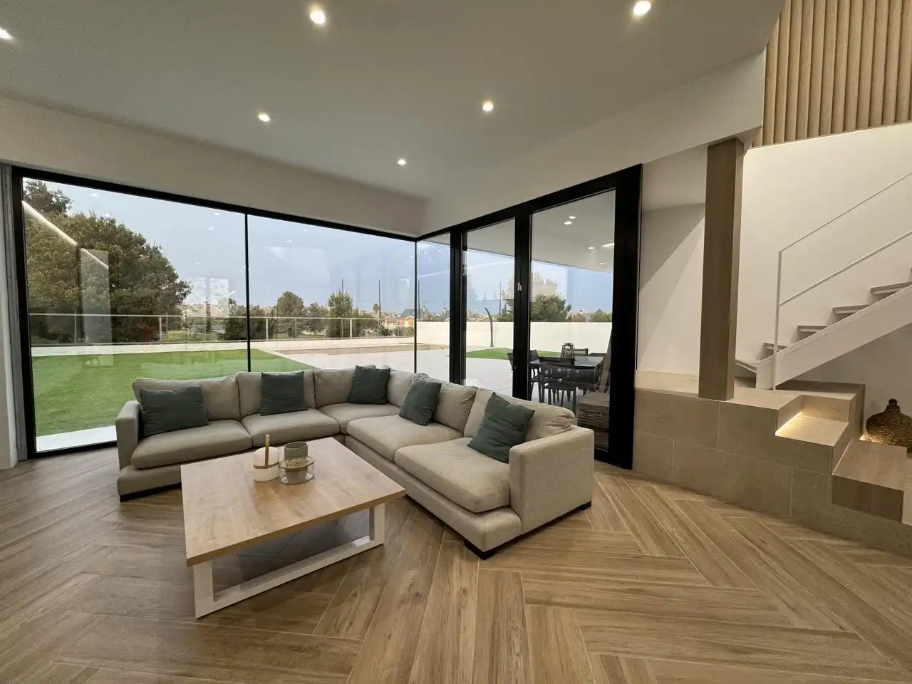 Sala de estar de Casa o chalet en venta en Illescas con Calefacción, Jardín privado y Terraza