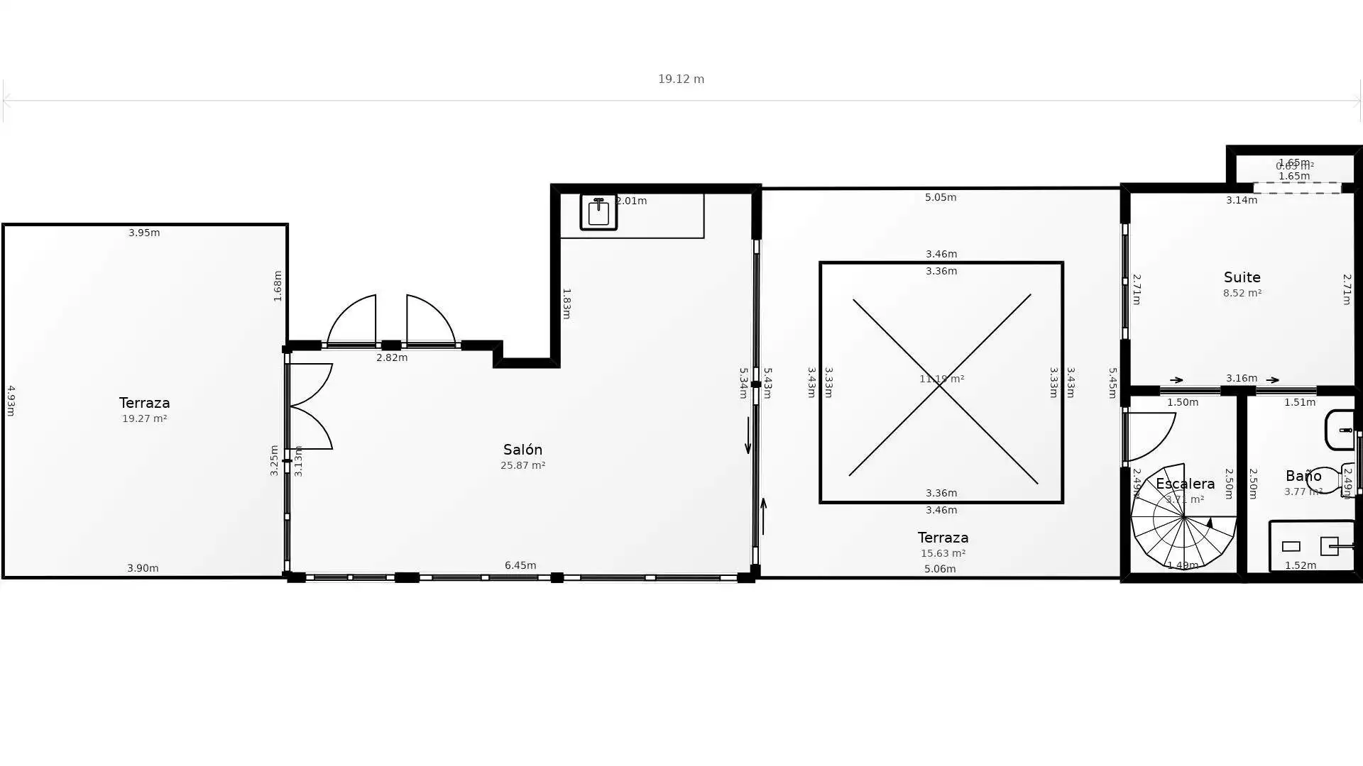 Ático en venta en Miramar con Aire acondicionado, Terraza y Trastero
