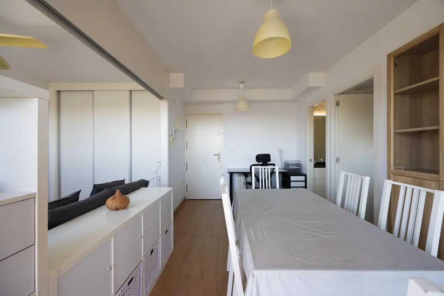 Dining room of Attic for rent in Madrid  with Air Conditioner, Heating and Terrace
