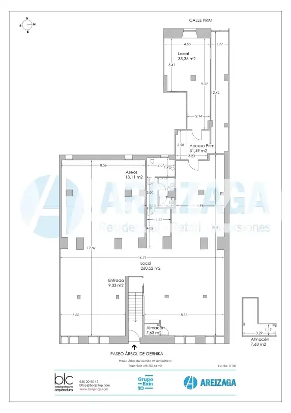 Office for rent in Donostia - San Sebastián   with Air Conditioner and Heating
