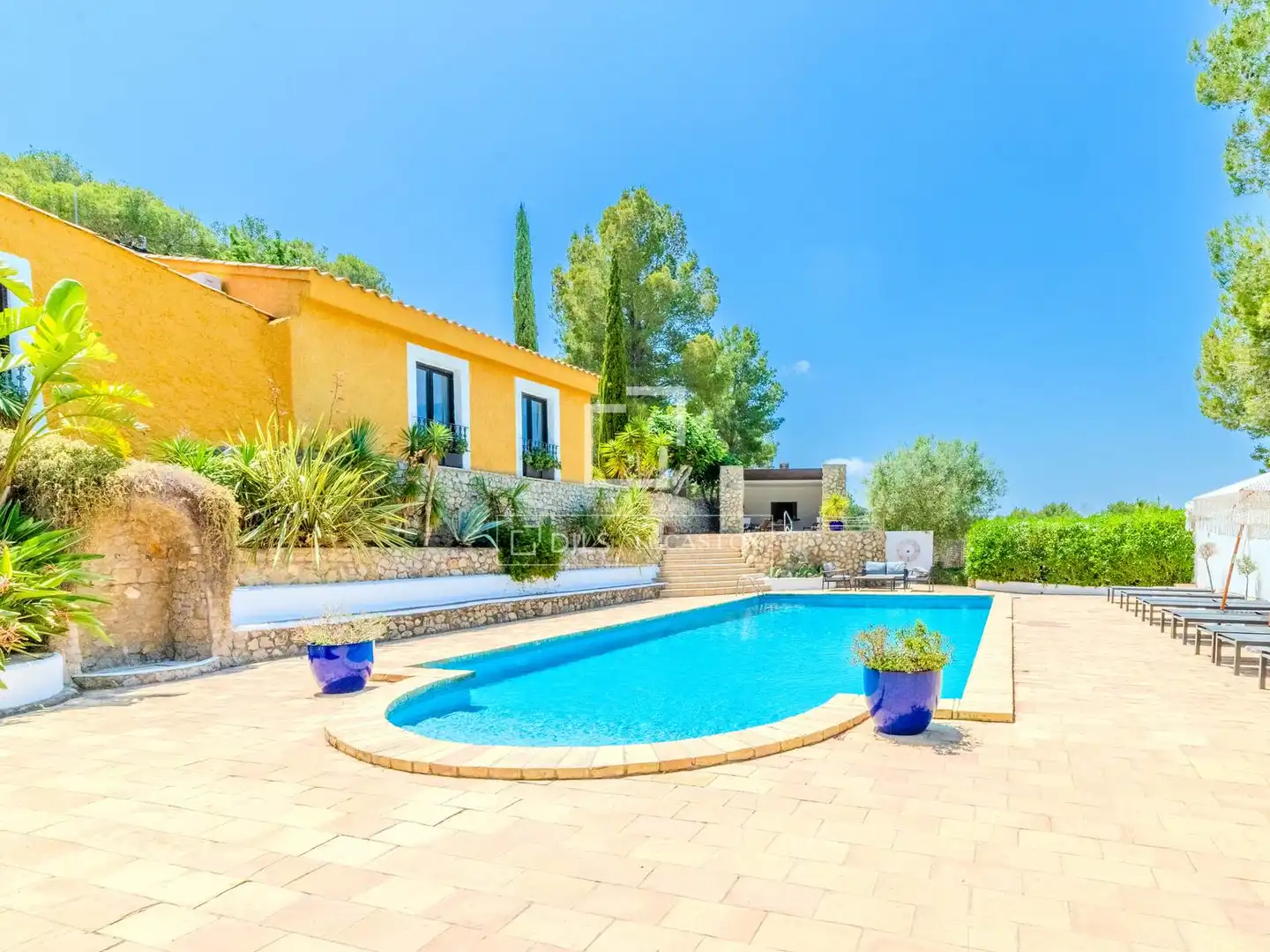 Piscina de Finca rústica en venta en Canyelles con Aire acondicionado, Calefacción y Jardín privado