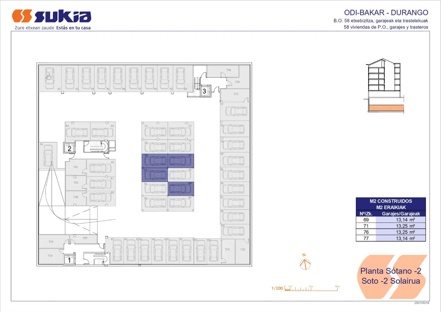 Individual con ascensor en venta en Grupo Errotaritxuena Auzunea, imagen 2