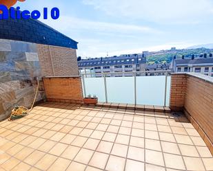 Terrace of Attic for sale in Oviedo   with Heating, Private garden and Parquet flooring