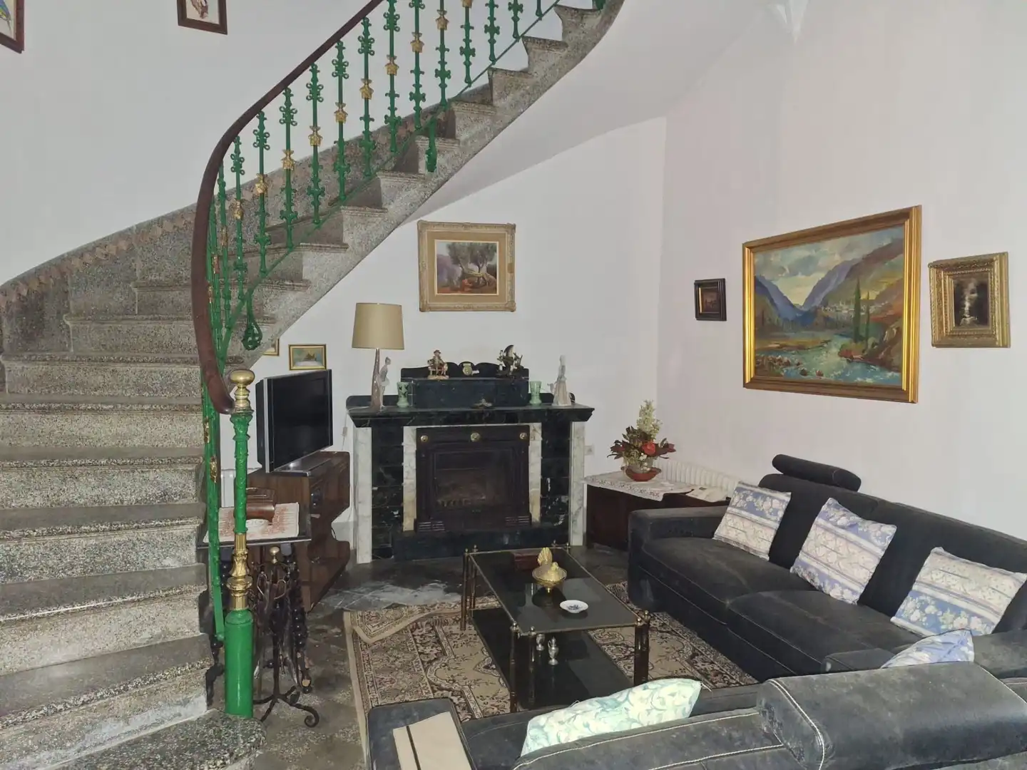 Sala d'estar de Casa adosada en venda en Algaida amb Jardí privat i Traster
