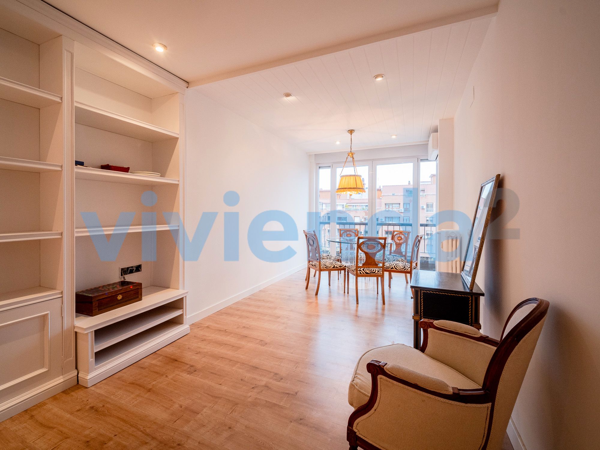 Living room of Flat for sale in  Madrid Capital  with Air Conditioner and Heating