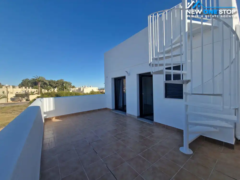 Terrassa de Casa adosada en venda en Mojácar amb Jardí privat, Terrassa i Piscina