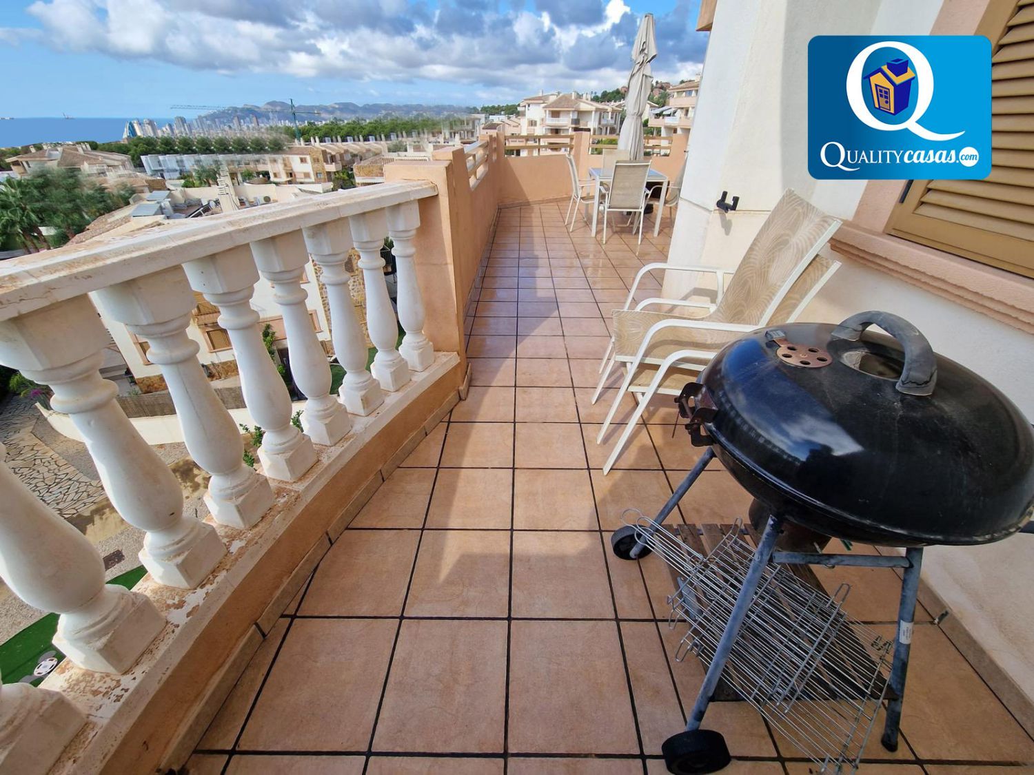 Terrace of Attic for sale in Finestrat  with Air Conditioner, Terrace and Community pool